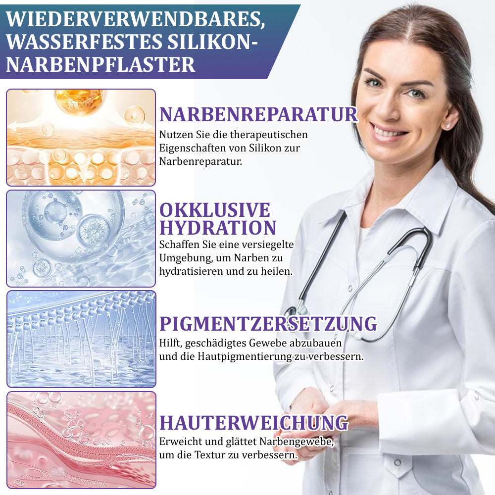 🌼Offizieller Shop🏷️: Flysmus® ReGen Hyaluronsäure Nano-Heal Mikronadel-Pflaster – 💝Behandlung von alten und neuen Narben, Reduktion von Operationsnarben, Dehnungsstreifen, Keloiden, Akne, Verbrennungen, Warzen, Hautveränderungen und Krampfadern