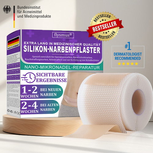 🌼Offizieller Shop🏷️: Flysmus® ReGen Hyaluronsäure Nano-Heal Mikronadel-Pflaster – 💝Behandlung von alten und neuen Narben, Reduktion von Operationsnarben, Dehnungsstreifen, Keloiden, Akne, Verbrennungen, Warzen, Hautveränderungen und Krampfadern