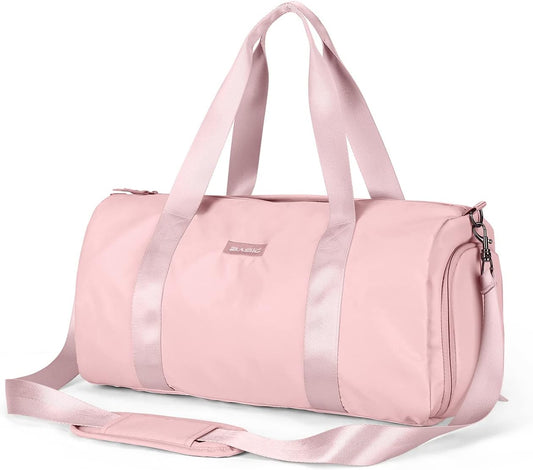 Gym Bag for Women, Workout Duffel Bag, Sports Gym Bags with Wet Pocket and Shoe Compartment